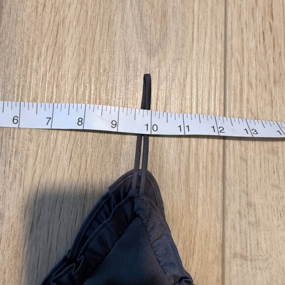 🩶 Dark Gray Ruffle Trim Camisole | Express | Size S - Picture 7 of 9